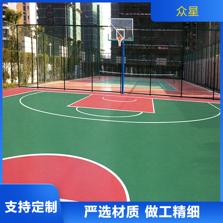 荆州市篮球场硅PU篮球场硅PU - 方案
